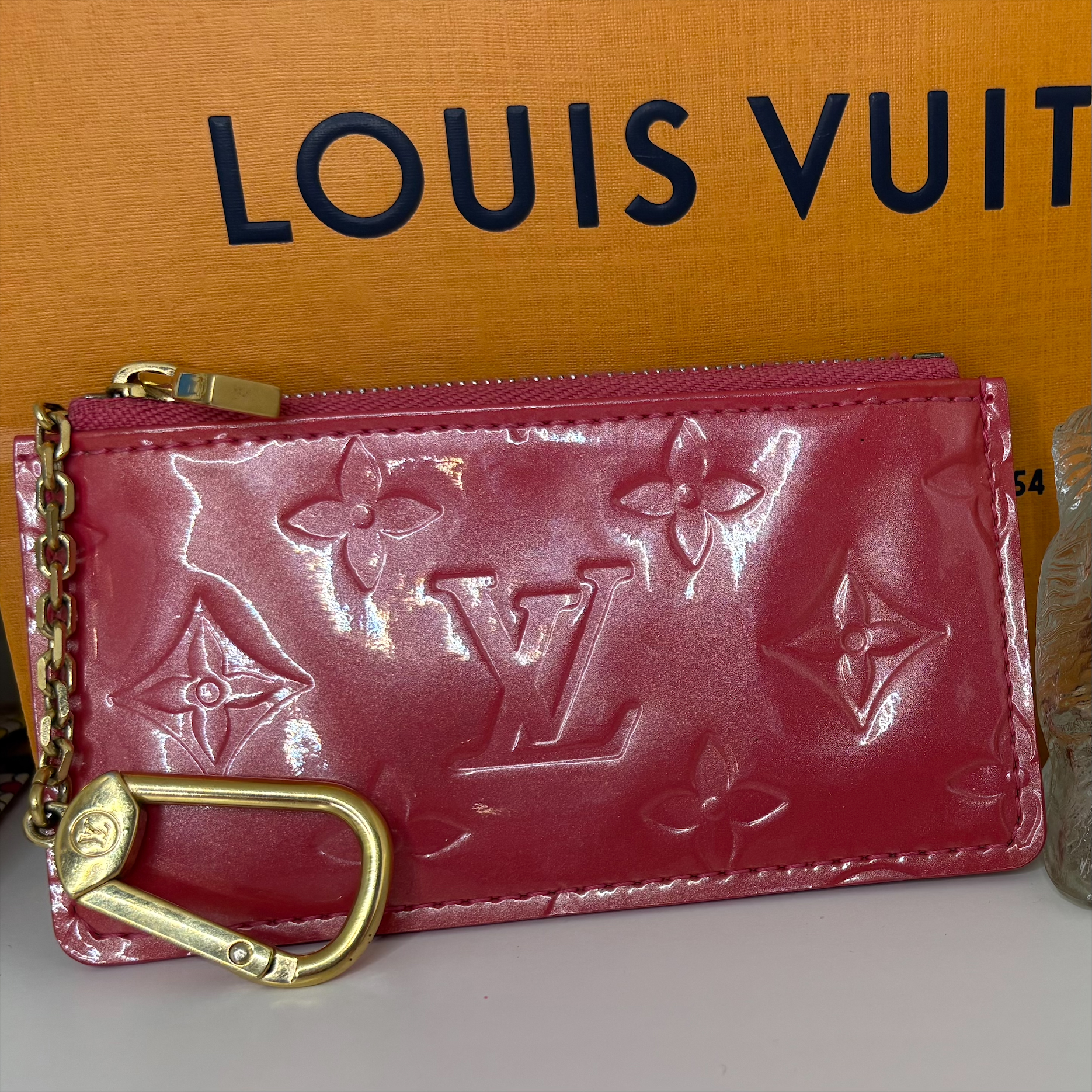 Louis Vuitton pink FRAMBOISE VERNIS CLES